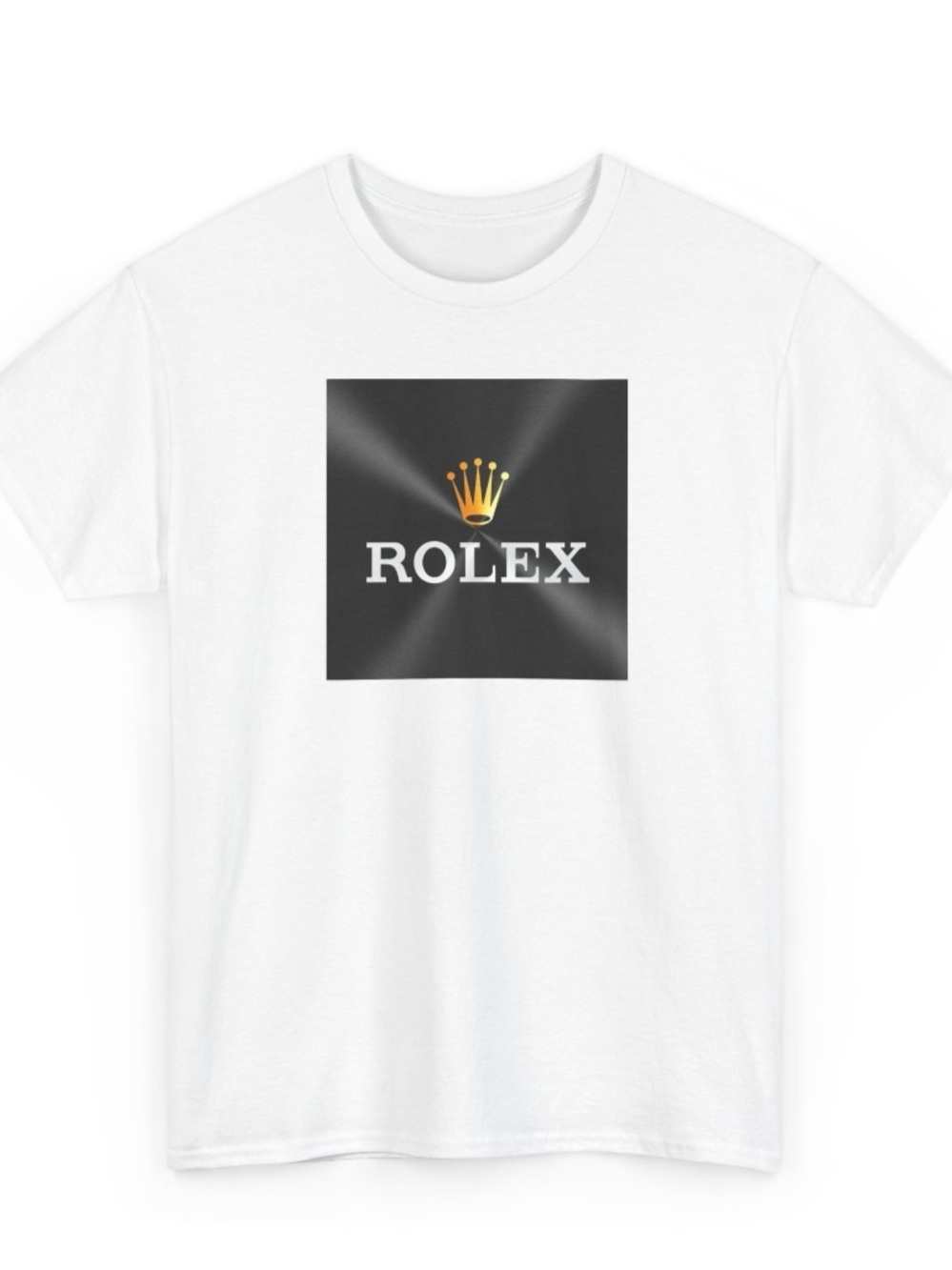 Classic Rolex White Crew Neck T-Shirt